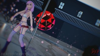 MMD SFW Pink Misaka - Hibikase 1103