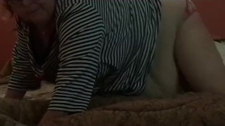 Big beautiful Woman Nurse Vicki does strip tease for you ! A Lot of body rubbing especially her bell