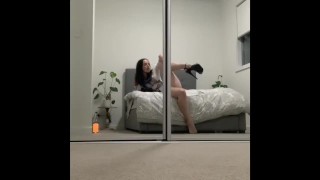 More of me messing around in heels and leotard. 