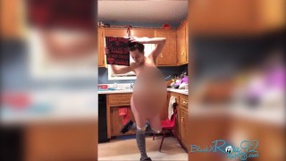 All Natural Hot Housewife In The Kitchen PREVIEW