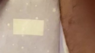 Messing in my wet diaper 