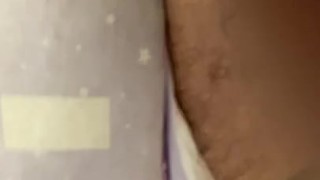 Messing in my wet diaper 