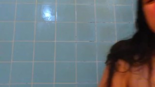Onlyfans Anal Orgasm Slut OLD PinkMoonLust Sits in Pee & Spit so She Fingers Fucks Her Hairy Asshole