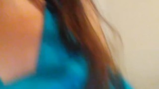 Silly Camgirl Puts Thong Panties Inside Out Upside Down Then Can't Stop Hysterical Laughing Giggling