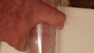 Fucking my pocket pussy until I cum inside