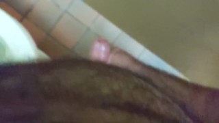 I'm Back In The Park Bathroom This Time Cumming On The Stall Wall