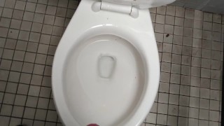 Cumming In A Stall At The Local Truck Stop