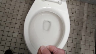 Cumming In A Stall At The Local Truck Stop