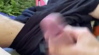 Spun Slut Wanks In PUBLIC