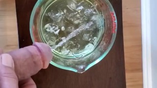 Making some iced pee