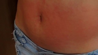 I show my red belly from the torture I received from the red belly game, my stomach inflamed