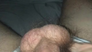 19 year old college guy Jesse Gold shows off pubes and jerks off