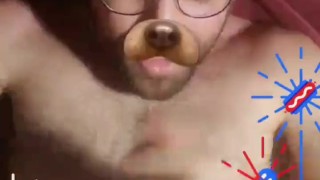 Sc Puppy Kyle Butler Shoots Some Fireworks Onto His Glasses 'Happy 4th!'