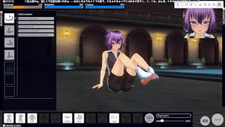 3D HENTAI POV cute athlete rides your dick