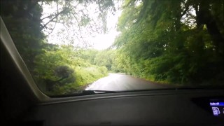 Stop the Car & Fuck Me - Roadside Risky Car Sex