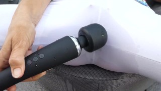 Oh FUCK I was squirting in my new yoga pants