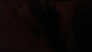 Wife playing with self 