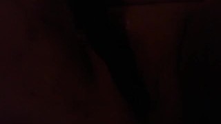 Wife playing with self 