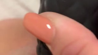 Cumming hard from vibrator 