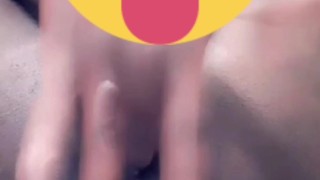 Creaming all over my fingers 