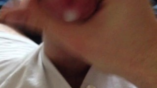 My cks drenched in cum