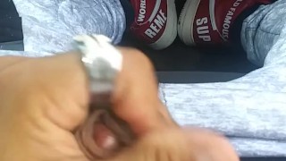 Masturbandome en publico