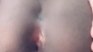 Showing off my freshly shaven ass