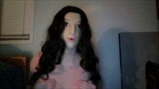 Cecile's Night Pt3! Masked i remove my female hand gloves!