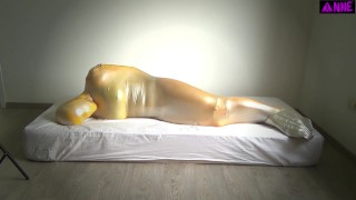 Mermaid self bondage challenge