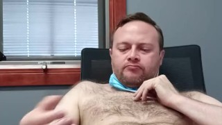 Jacking Off in my Office at Work