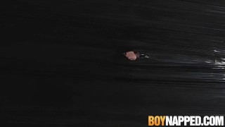 Sebastian Kane blows twink Max Brown through plastic wrap