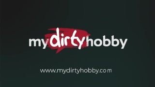 MyDirtyHobby - Step dad fucks daughter at a public train station while people watch
