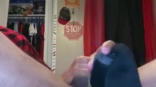 Trying out my homemade dildo