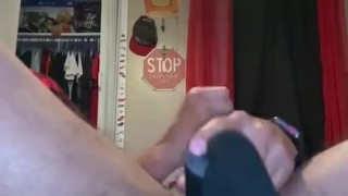 Trying out my homemade dildo