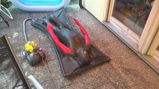 outdoor in vacbed bondage