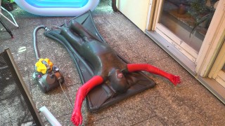 outdoor in vacbed bondage