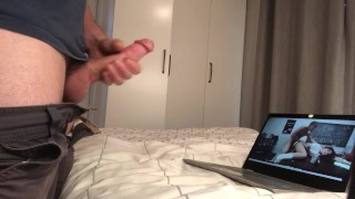 Huge cumshot , big dick , solo male 