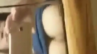 BBW Heidi deep throats a vibrator and fondles her big soft titties