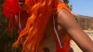 MissBNasty Bloopers from popsicle pussy squirt vid