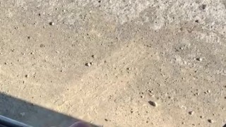 Hard cumshot at beach