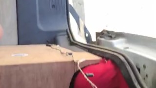 Hard cumshot at beach