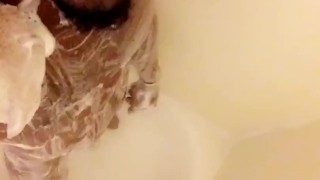 Swinging my dick in the shower