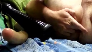 Pup fen playing with his pussy