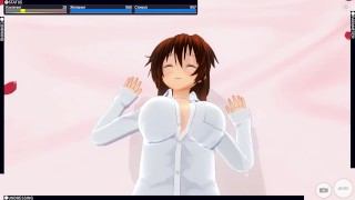 3D HENTAI POV redhead little sister rides your dick