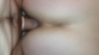 Cock Ring Makes for Intense Anal Creampie