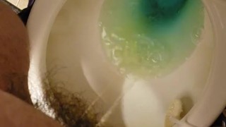Blue plus yellow is a tint of green - trans piss