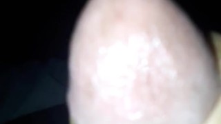 Stroking my dick close up on cumshot