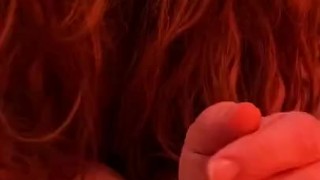 BBW in Sheer Red Negligee 