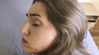 FUCKED THE BEAUTY IN HER MOUTH AND PUSSY, THEN FINISHED ON HER ASS