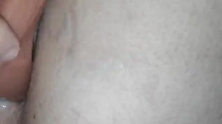 Fucking my pussy after a creampie